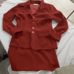 Women's Beautiful Red Business Suit